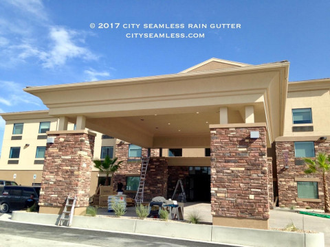 Commercial Rain Gutter for Hotels