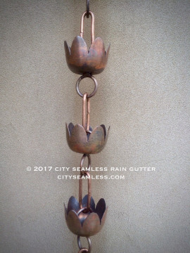 Copper Rain Chains