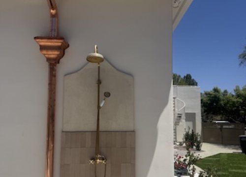 Half-Round Rain Gutters Las Vegas — City Seamless project photo
