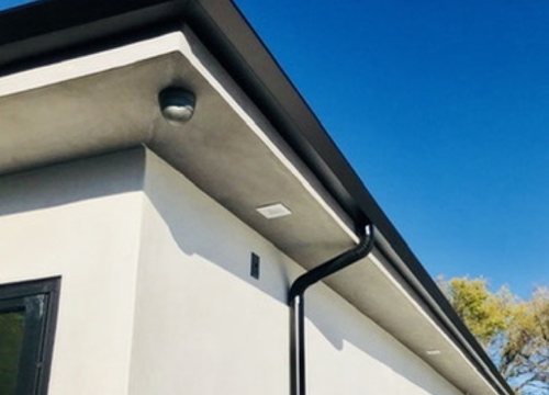 Straight Face Gutters Las Vegas — City Seamless project photo